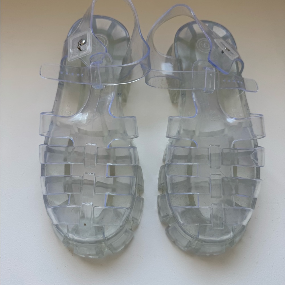 UO Platform Jelly Sandals